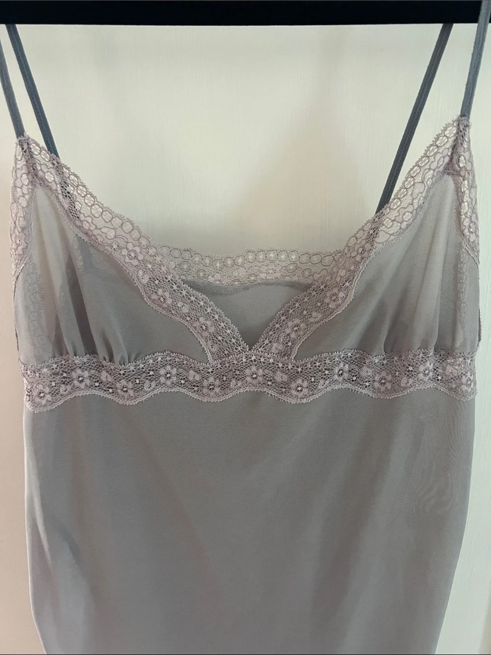 Rare Vintage 90’s Calvin Klein Sheer Mesh Slip Dress Sz L